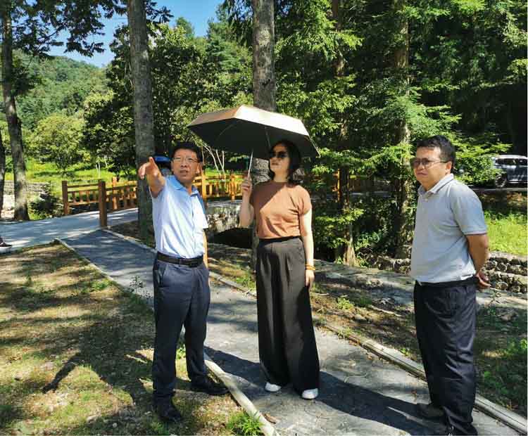 市直机关工委考察大老岭新发展理念示范基地建设情况